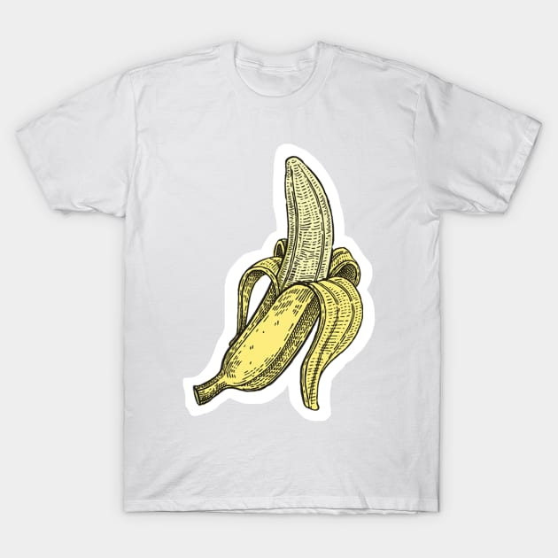 Banana illustration T-Shirt by Highdown73